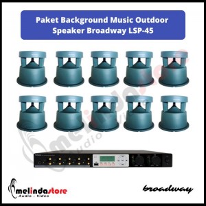 Paket Speaker Outdoor Taman Broadway LSP-45 | 10 Speaker